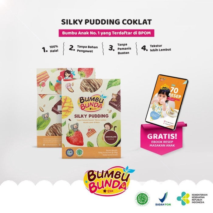Bumbu Bunda Elia Silky Pudding Anak / Snack MPASI / Silky Puding