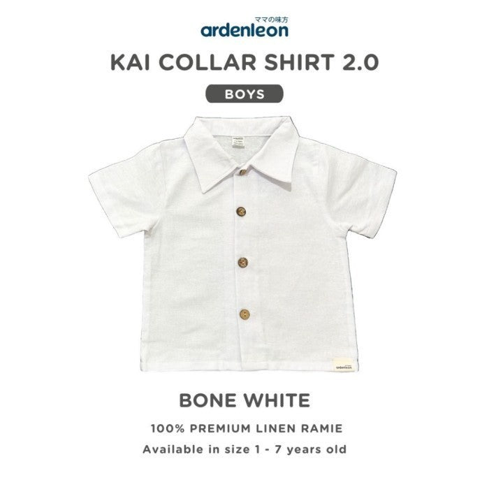 ARDENLEON Kemeja Anak Chic Kai Collar Shirt 2.0