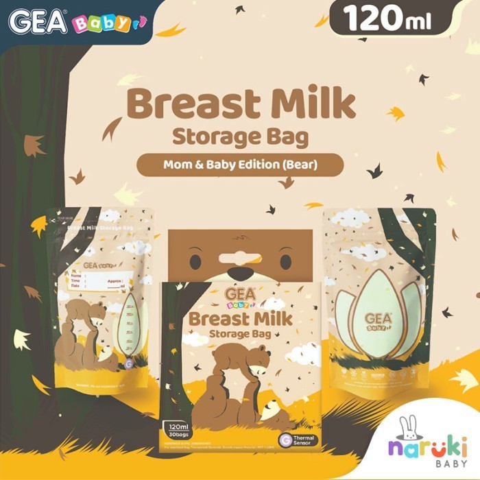 Gea Baby Kantong Asi Breastmilk Storage 120ml isi 30pcs Pouch