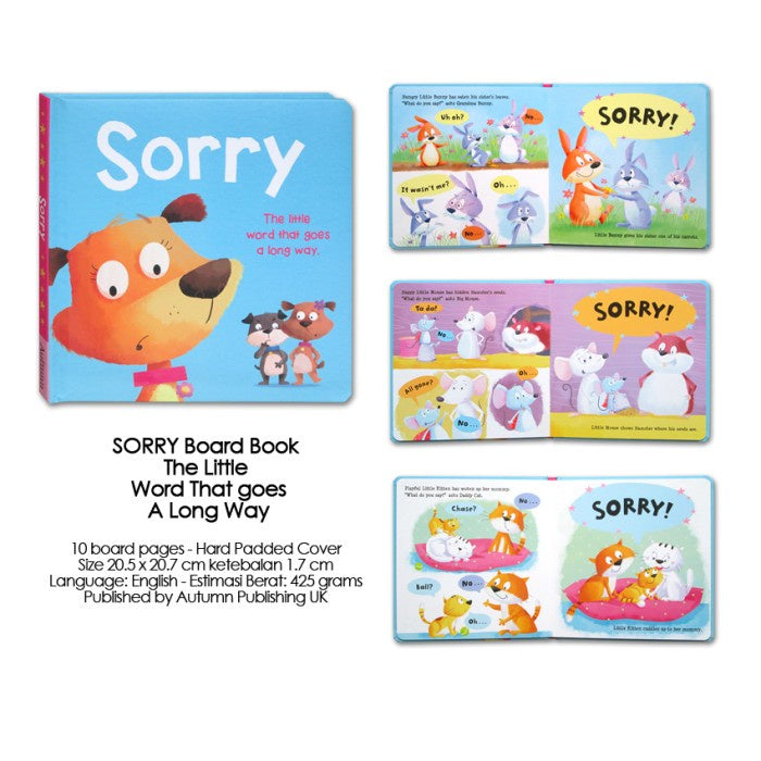 SORRY Board Book - The Little Word That goes A Long Way