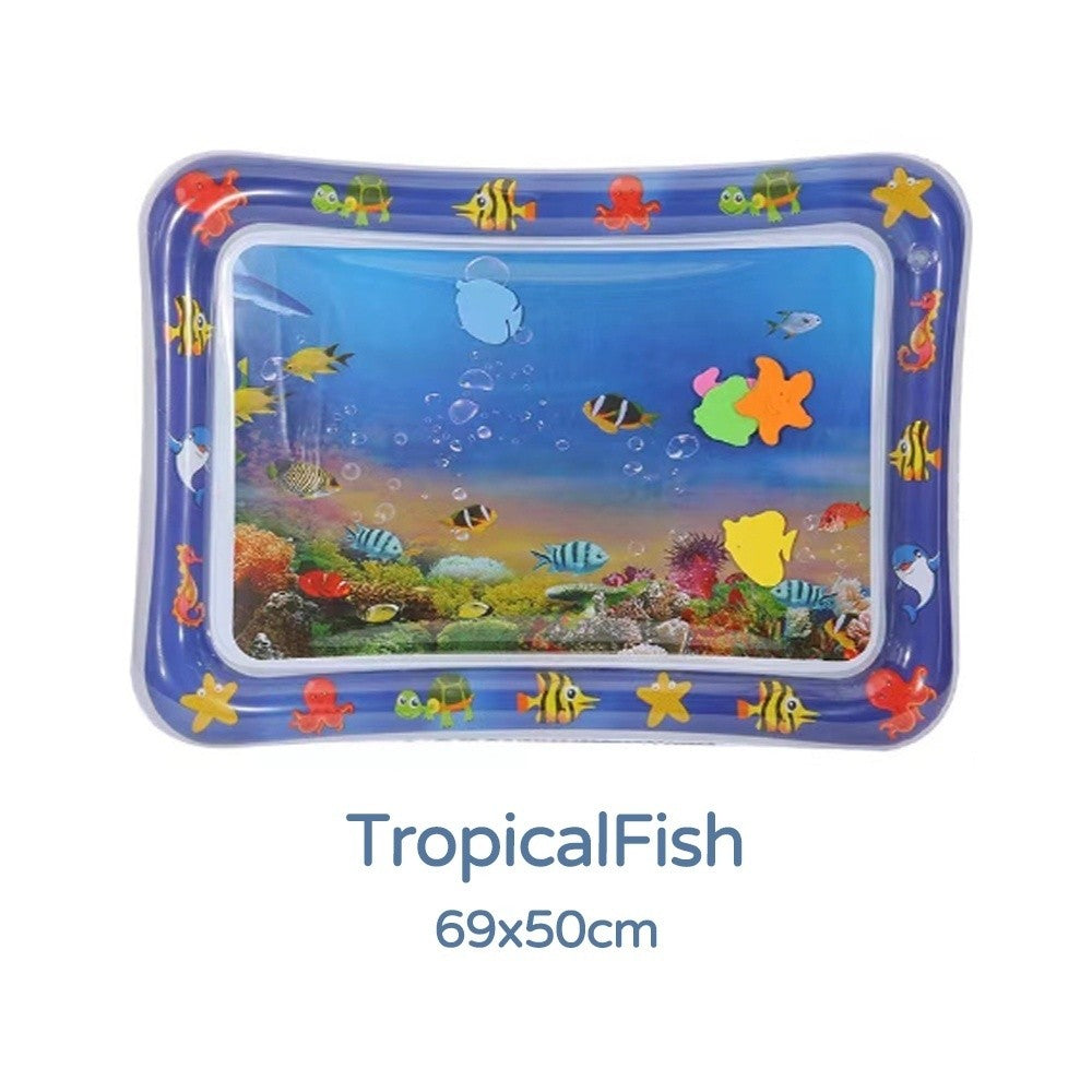 Water Playmat Baby Kids Matras Air Bayi Mainan Edukasi Tummy Time Mainan Sensorik Kids Land