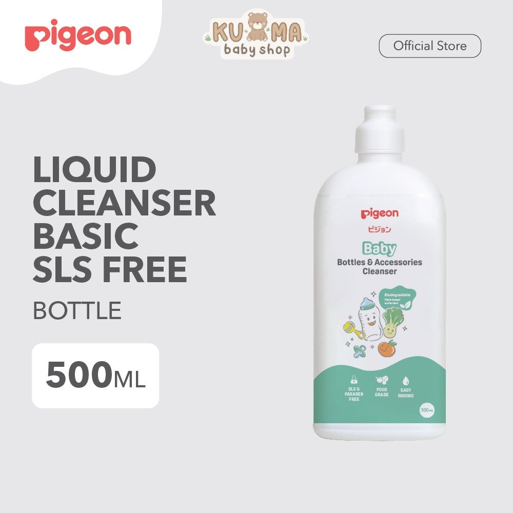 PIGEON Liquid Cleanser Basic SLS Free 500ml Bottle