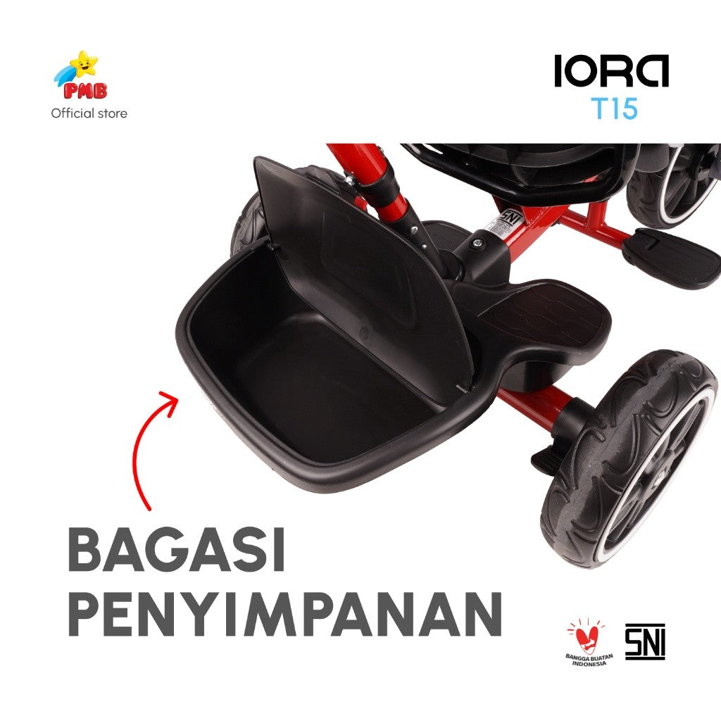 Sepeda Roda Tiga IORA T15 - PMB TOYS