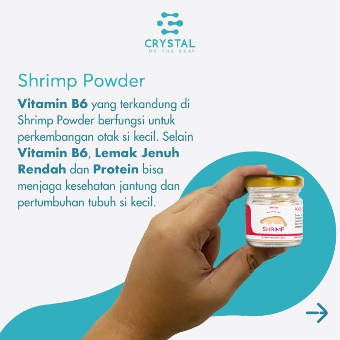 Crystal of the Sea Shrimp Food Powder Kaldu Udang