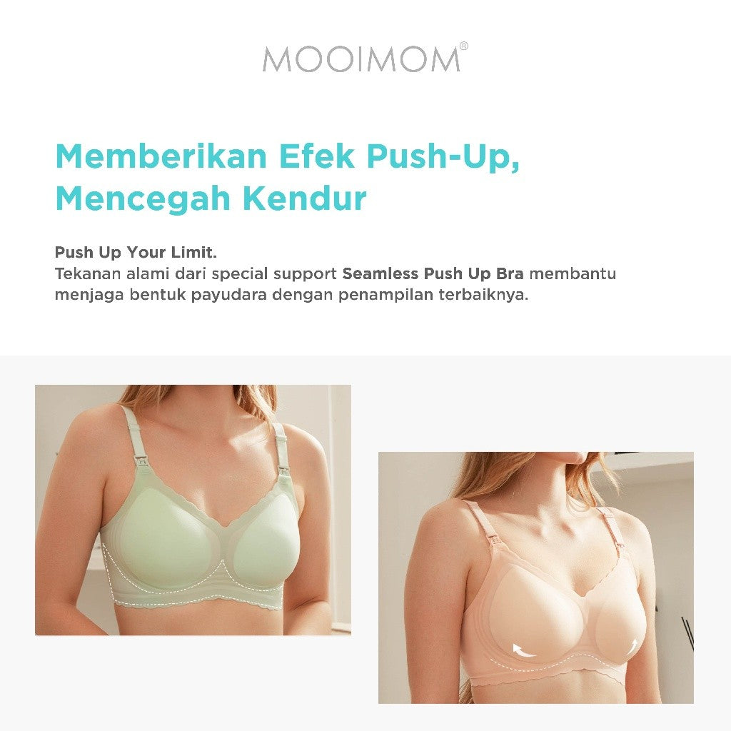 Bra Menyusui & Hamil I MOOIMOM Seamless Push Up Nursing Bra