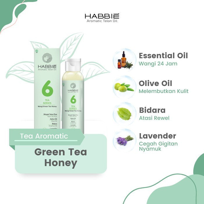 Minyak Habbie Minyak Telon Aromatic Telon Oil Tea Series 100ml