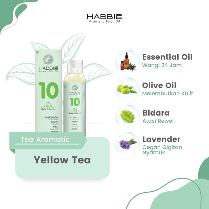 Minyak Habbie Minyak Telon Aromatic Telon Oil Tea Series 100ml