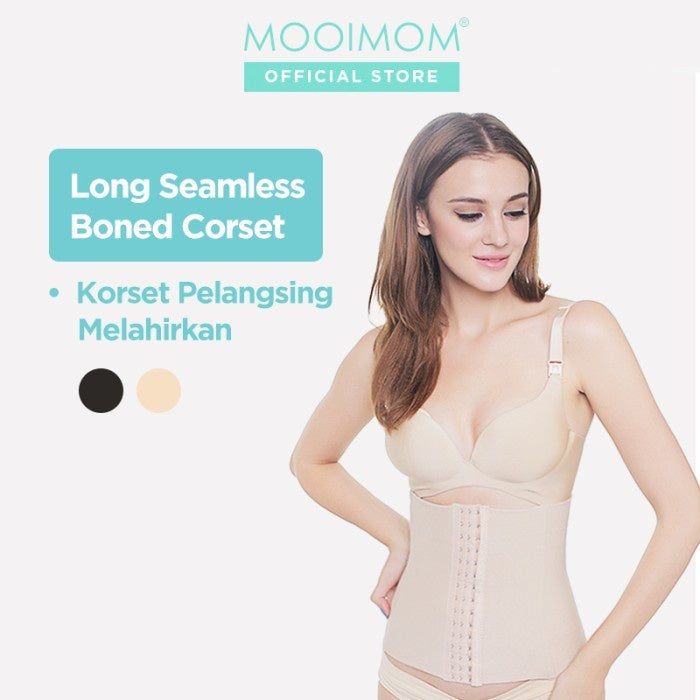 Korset Melahirkan | MOOIMOM Long Seamless Boned Corset