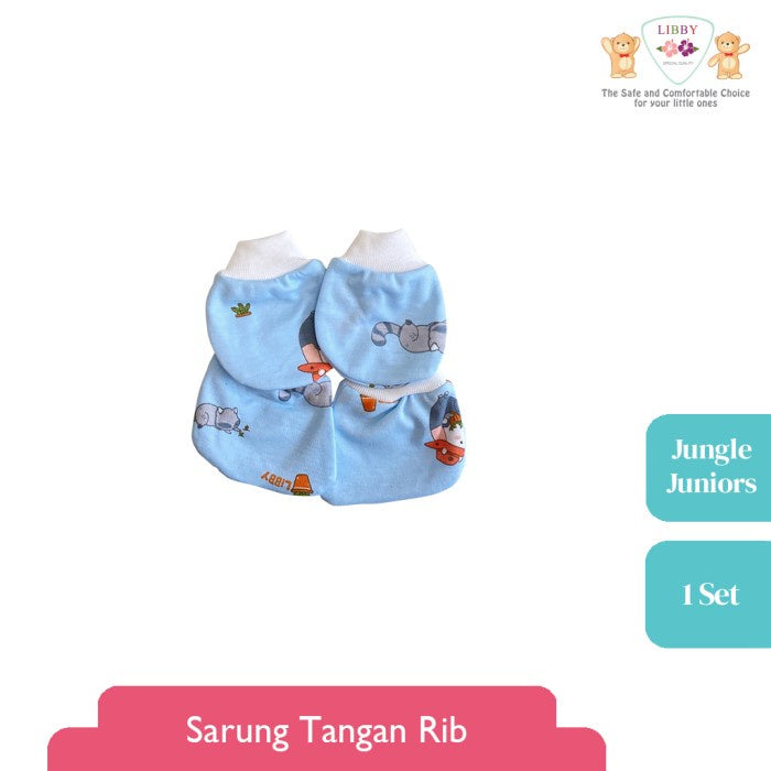 LIBBY Sarung Tangan & Kaki Motif Jungle Juniors (1pcs/set)