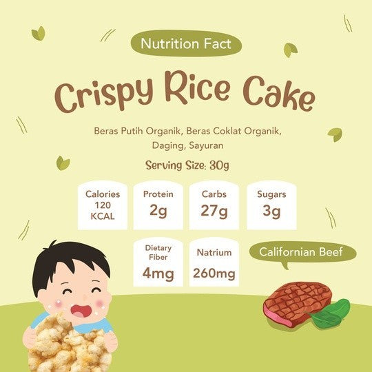 Grouu - Cemilan Anak - Crispy Rice Cake