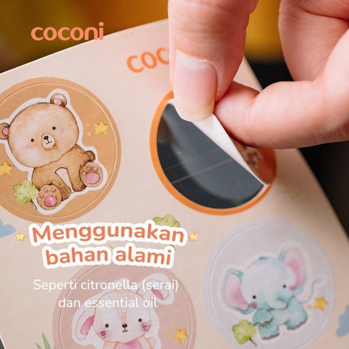 COCONI Mosquito Repellent Patch 36pcs | Sticker Anti Nyamuk Anak Bayi