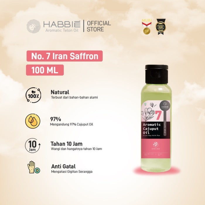 Habbie Saffron Series - Minyak Kayu Putih 100ml