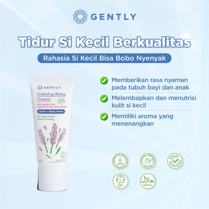 Gently Calming Baby Cream 20 gr (Travel Size)