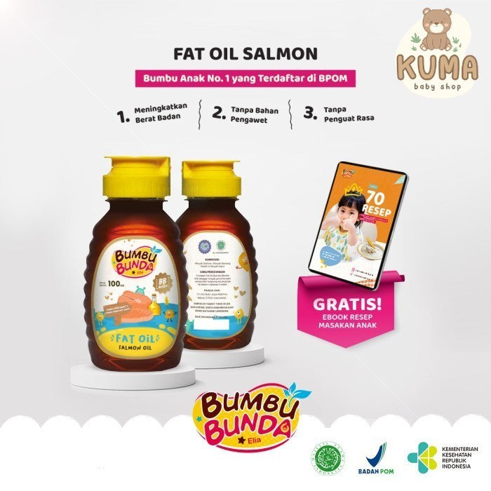 Bumbu Bunda Fat Salmon Oil Non MSG Non Pengawet