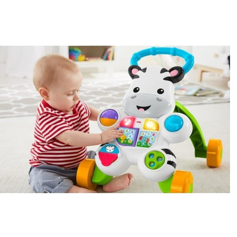 FISHER PRICE DKH80 Learn with Me Zebra Walker Mainan Belajar Bantu Jalan Bayi