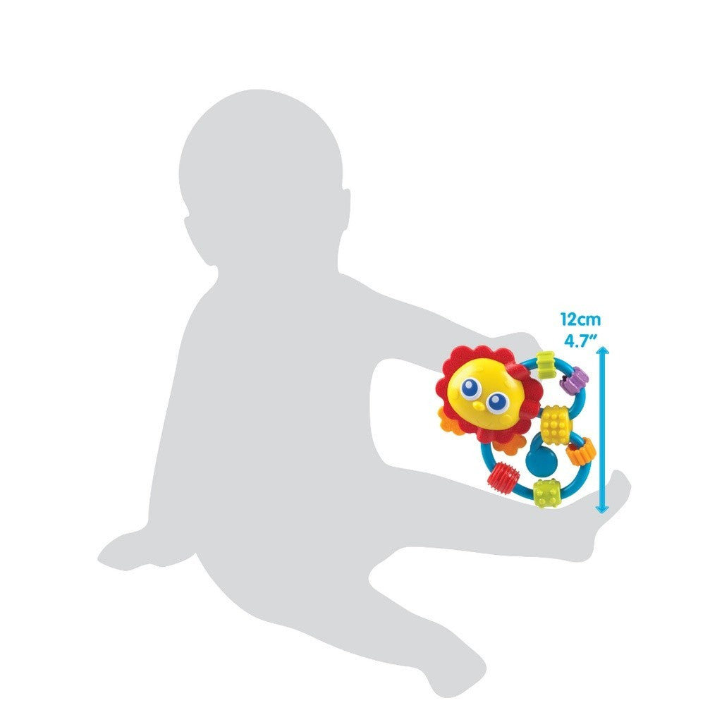 Playgro Curly Critter Lion - Mainan Gigitan Anak Bayi