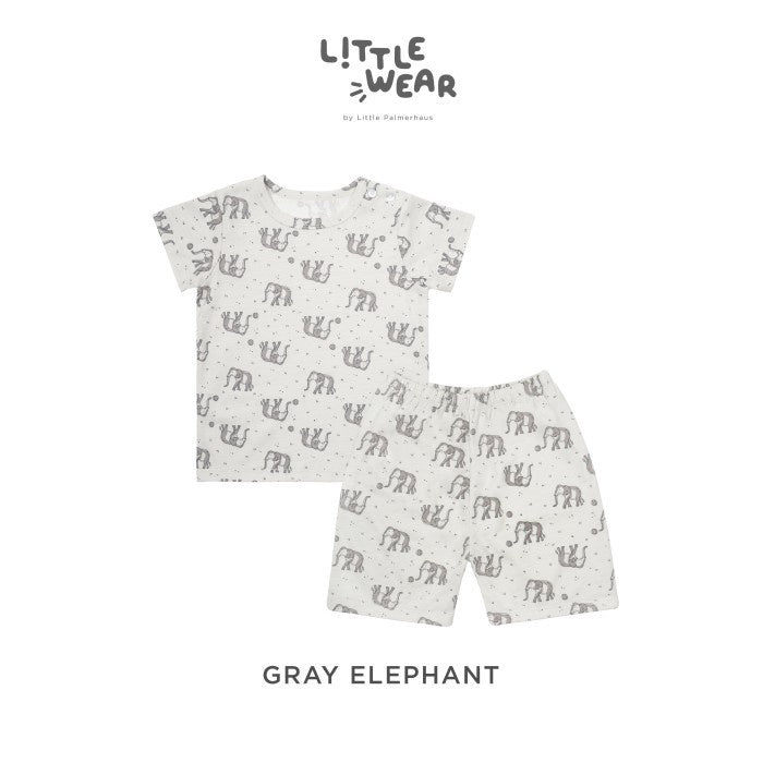 Baju Anak - Little Palmerhaus Little Wear Shoulder Short Set 17.0