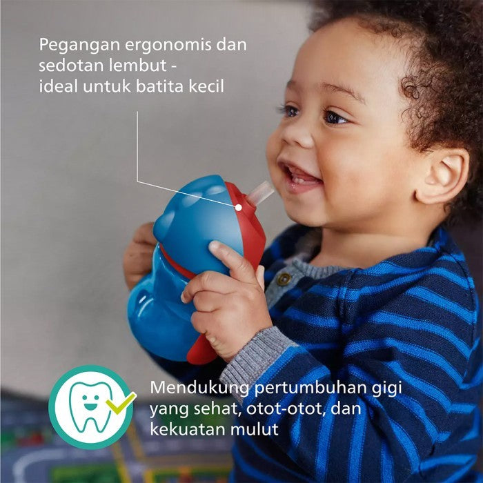 Philips Avent Straw Cup 7OZ Single Gelas Sedotan Bendy