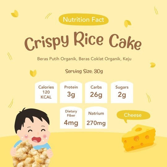 Grouu - Cemilan Anak - Crispy Rice Cake
