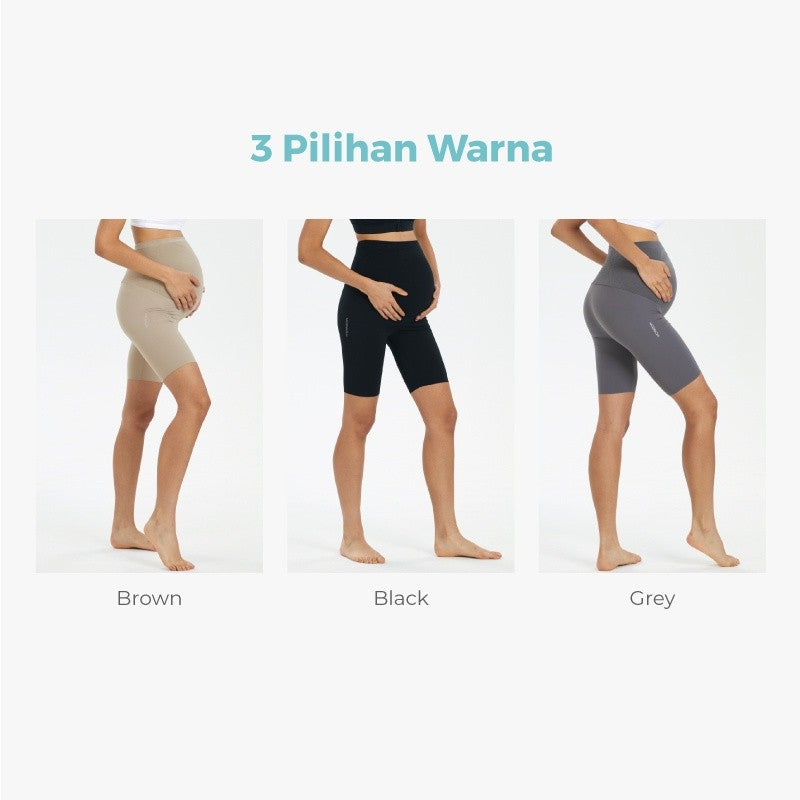 Mooimom Ulti Comfort Belly Cover Maternity Leggings- Short
