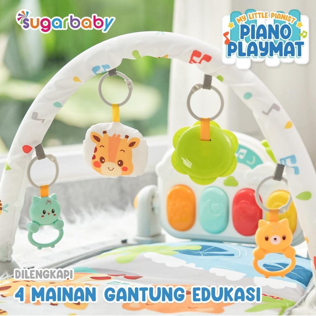 My Little Pianist Piano Playmat Baby Gym/Mainan gym bayi/Baby Playgym/Mainan Anak/Matras bayi piano
