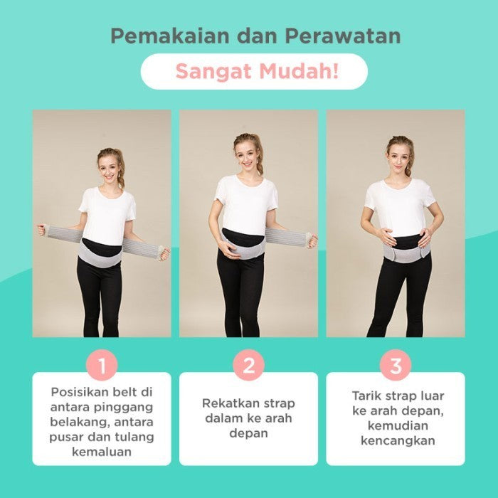 Penyangga Perut Ibu Hamil - MOOIMOM Bamboo Maternity Support Belt