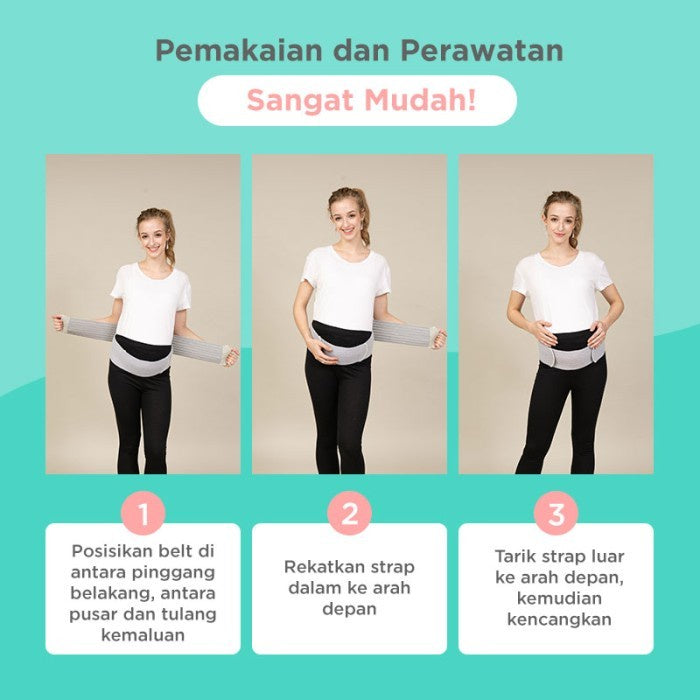 Penyangga Perut Ibu Hamil - MOOIMOM Bamboo Maternity Support Belt