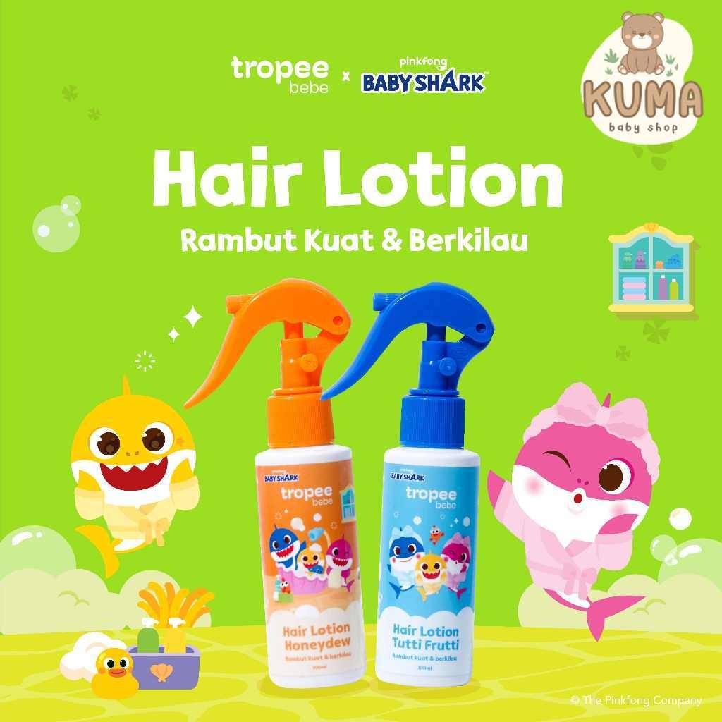 Tropee Bebe x Pinkfong - Lotion Rambut Hair Lotion 100ml / Perawatan Rambut Bayi dan Anak / Anti Kusut / Anti Lepek/ Menyuburkan Rambut