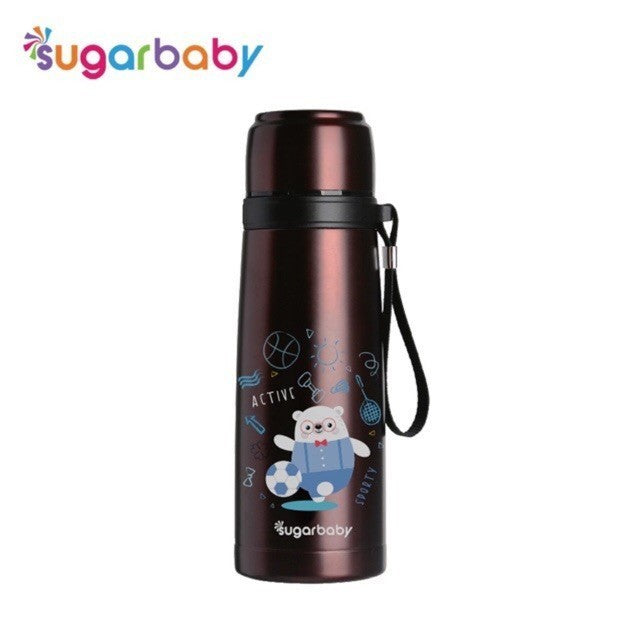 Sugar Baby Strong Vacuum Stainless Steel Bottle 600ml Bear
