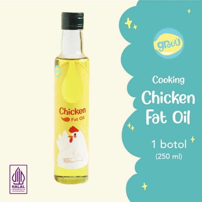 Grouu - Fat Oil / Minyak Lemak BB Booster Chicken, Beef, Coconut