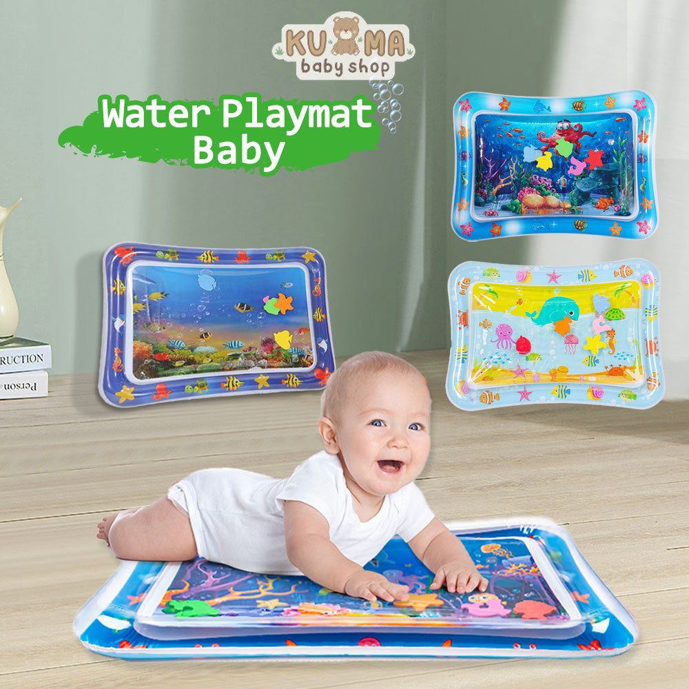 Water Playmat Baby Kids Matras Air Bayi Mainan Edukasi Tummy Time Mainan Sensorik Kids Land