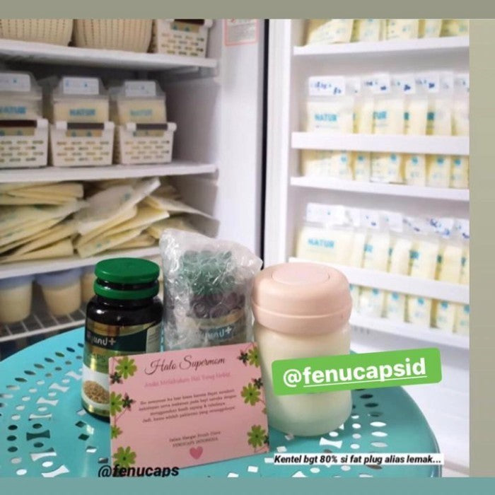 Fenucaps Plus 100 Breastfeeding Fenugreek Pelancar Asi