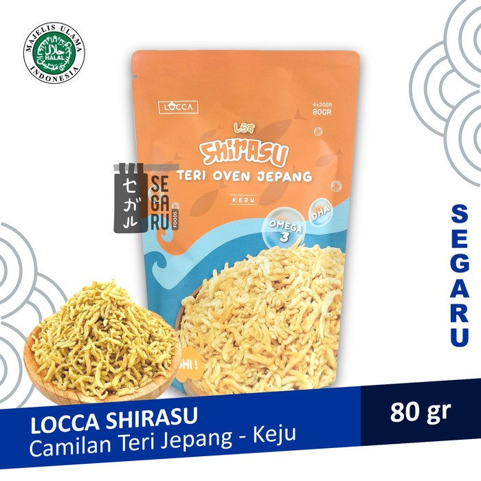 LOCCA Shirasu Teri Jepang | Taburan Camilan Jepang Sehat Halal