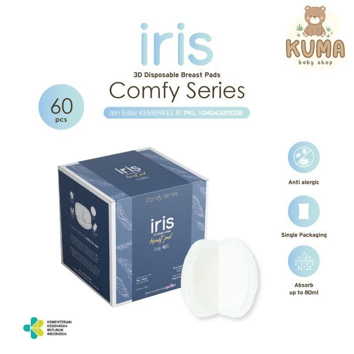 Disposable Breast Pads Comfy (Iris) 60pcs