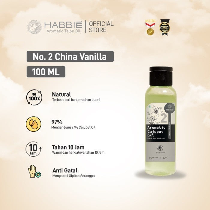 Habbie Vanilla Series - Minyak Kayu Putih 100ml