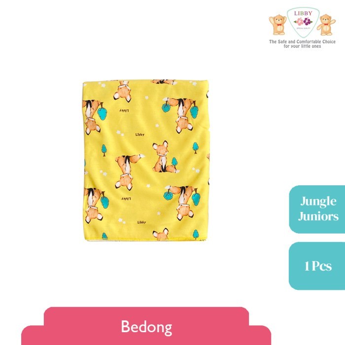 LIBBY 1 pcs Jungle Juniors Swaddle Bedong Motif( 1 pcs )