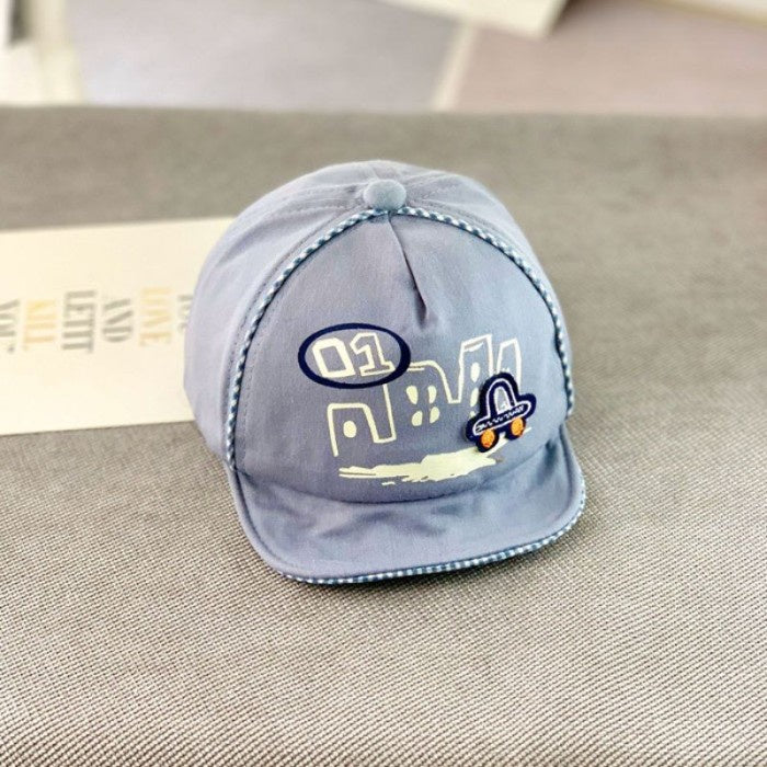 Topi Baseball bayi City Street Cars 01 Baby Boy Caps Topi Anak 0 - 2
