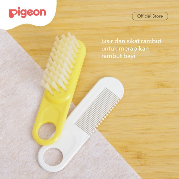 PIGEON Comb and Hair Brush Set - Import | Sisir Bayi