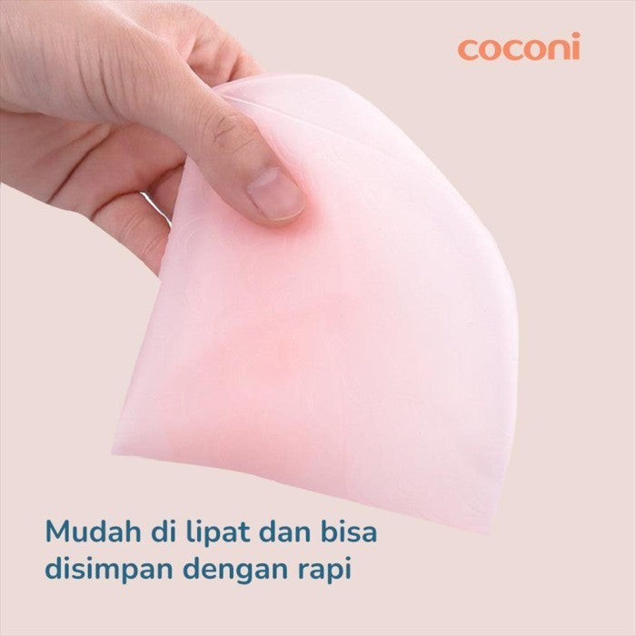 COCONI Ultra-Thin Silicone Bib | Celemek Silikon Bayi Super Ringan