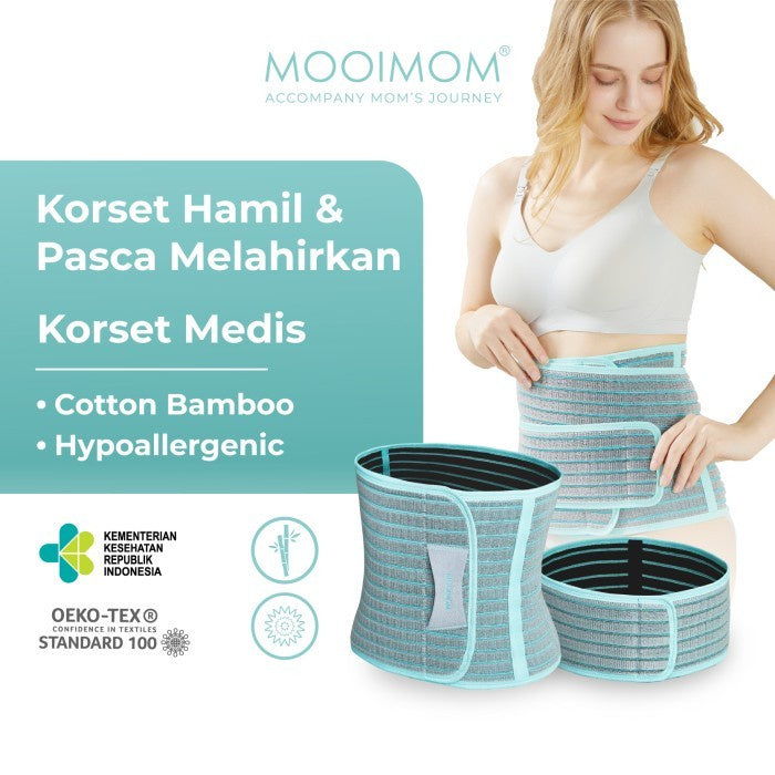 Korset Hamil & Melahirkan | Korset Medis - 2in1 Bamboo Corset MOOIMOM