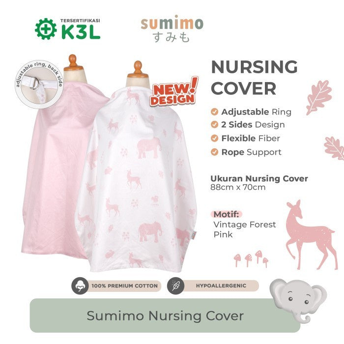 Sumimo Nursing Cover Penutup Menyusui Katun