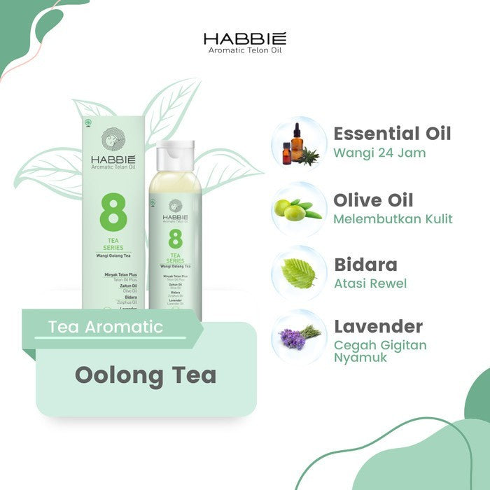 Minyak Habbie Minyak Telon Aromatic Telon Oil Tea Series 100ml