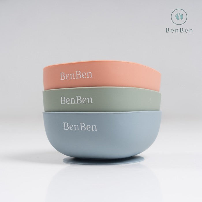 BenBen Minimalist Silicone Suction Bowl Mangkok Mpasi Anak