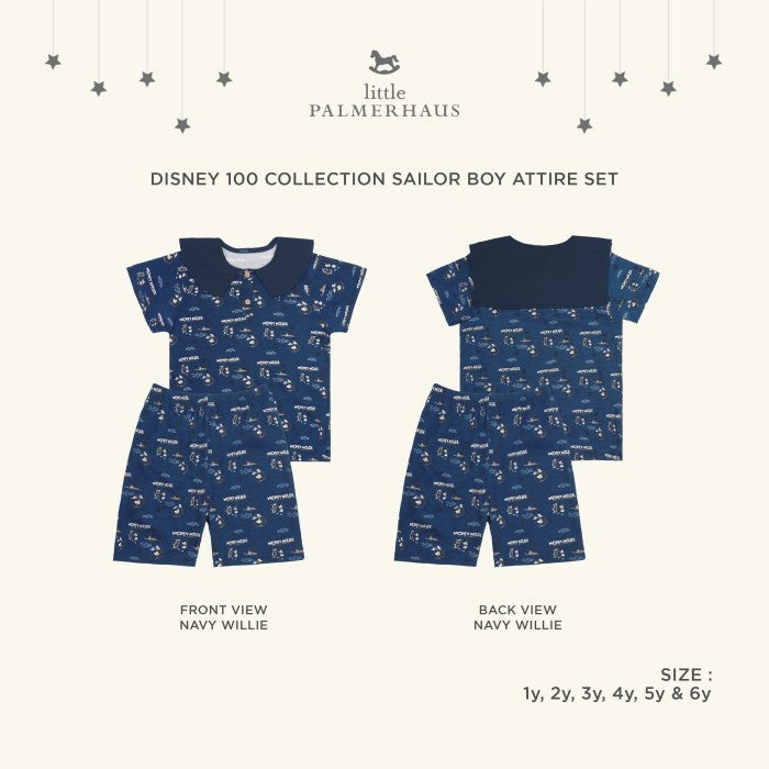 Little Palmerhaus - Disney 100th Collection Sailor Boy Attire Set