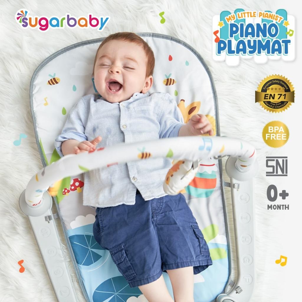 My Little Pianist Piano Playmat Baby Gym/Mainan gym bayi/Baby Playgym/Mainan Anak/Matras bayi piano