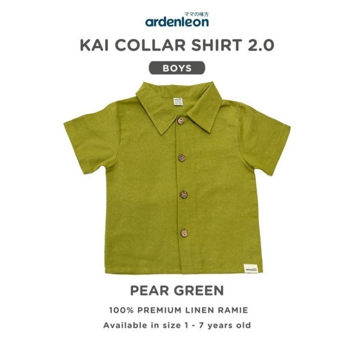 ARDENLEON Kemeja Anak Chic Kai Collar Shirt 2.0
