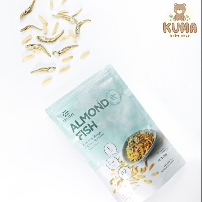 Crystal of the Sea Almond Fish Snack (80GR) / Ikan Teri Jengki Kacang