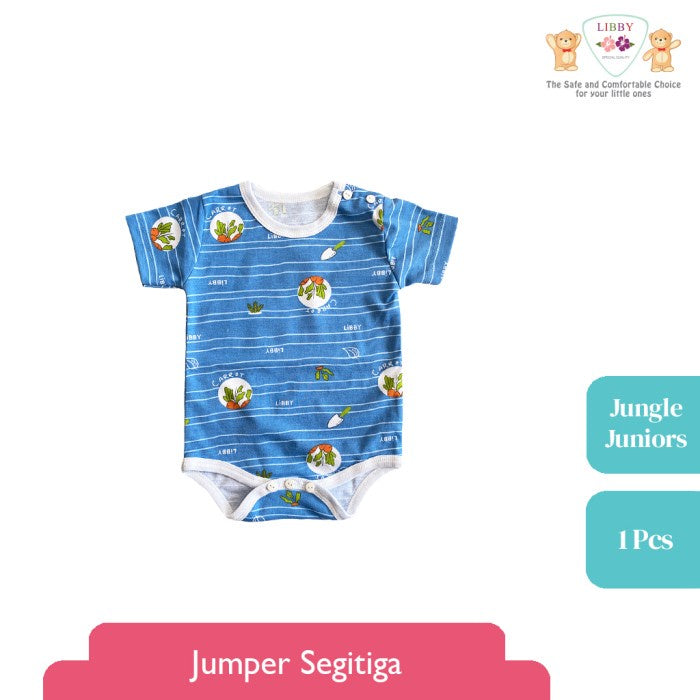 LIBBY Jungle Juniors Newborn Motif Baju Kodok Segitiga (1 pcs)