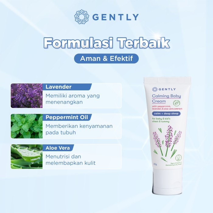 Gently Calming Baby Cream 20 gr (Travel Size)