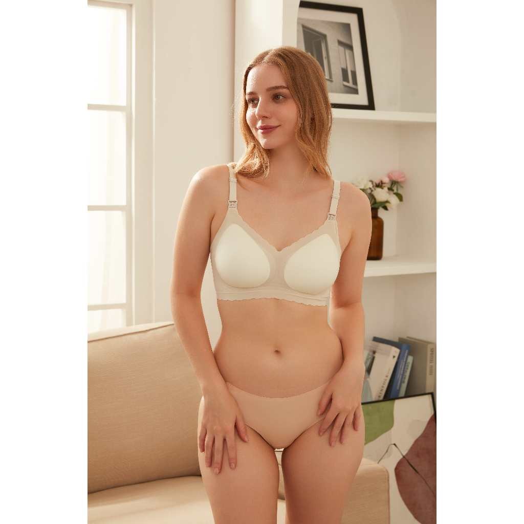 Bra Menyusui & Hamil I MOOIMOM Seamless Push Up Nursing Bra